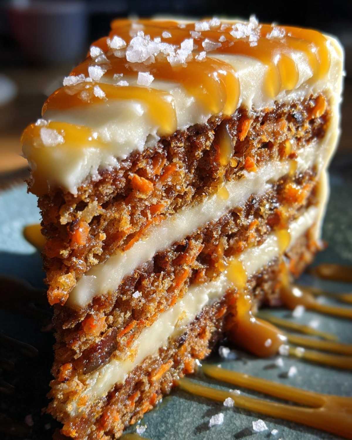 Salted Caramel Carrot Cake - detail 3