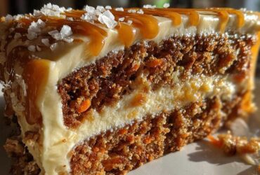 Salted Caramel Carrot Cake