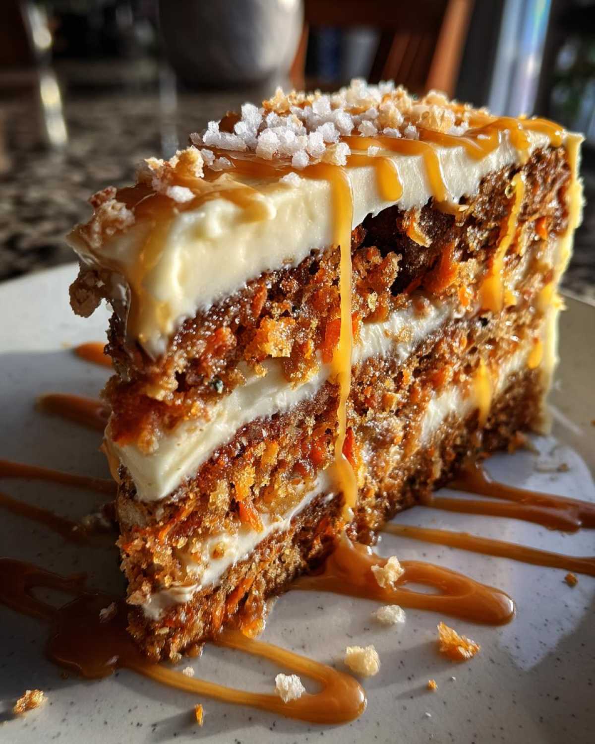 Salted Caramel Carrot Cake - detail 4