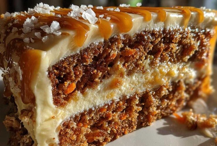 Salted Caramel Carrot Cake