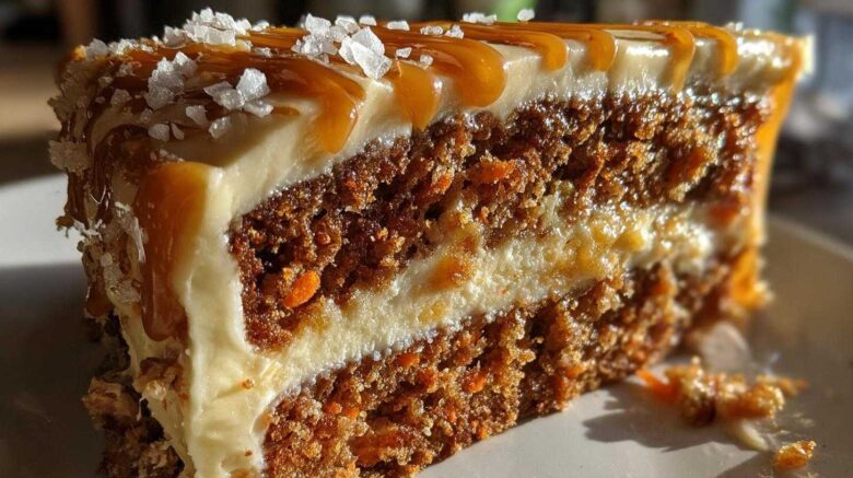 Salted Caramel Carrot Cake