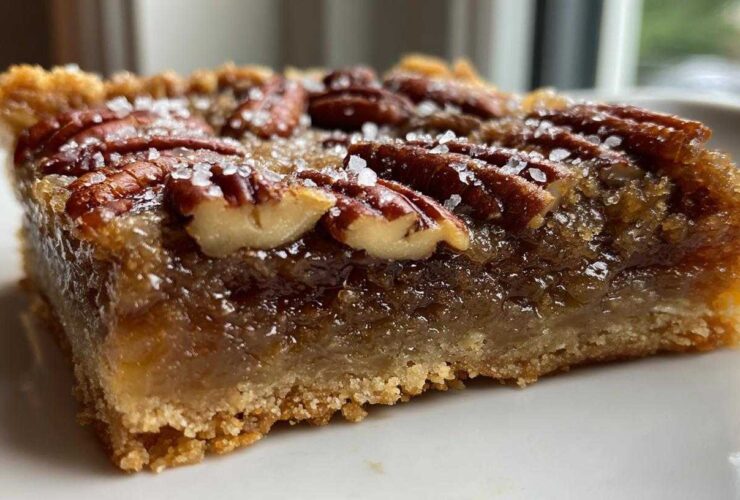 Salted Pecan Pie Bars