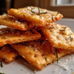 Savory Cheese and Herb Crackers