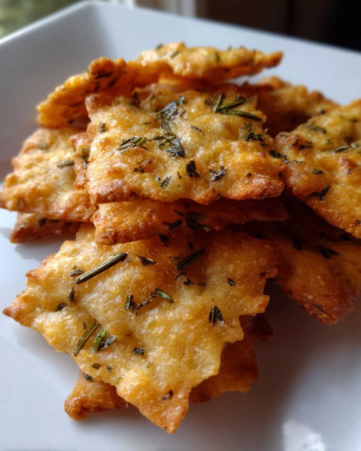 Savory Cheese and Herb Crackers - detail 3