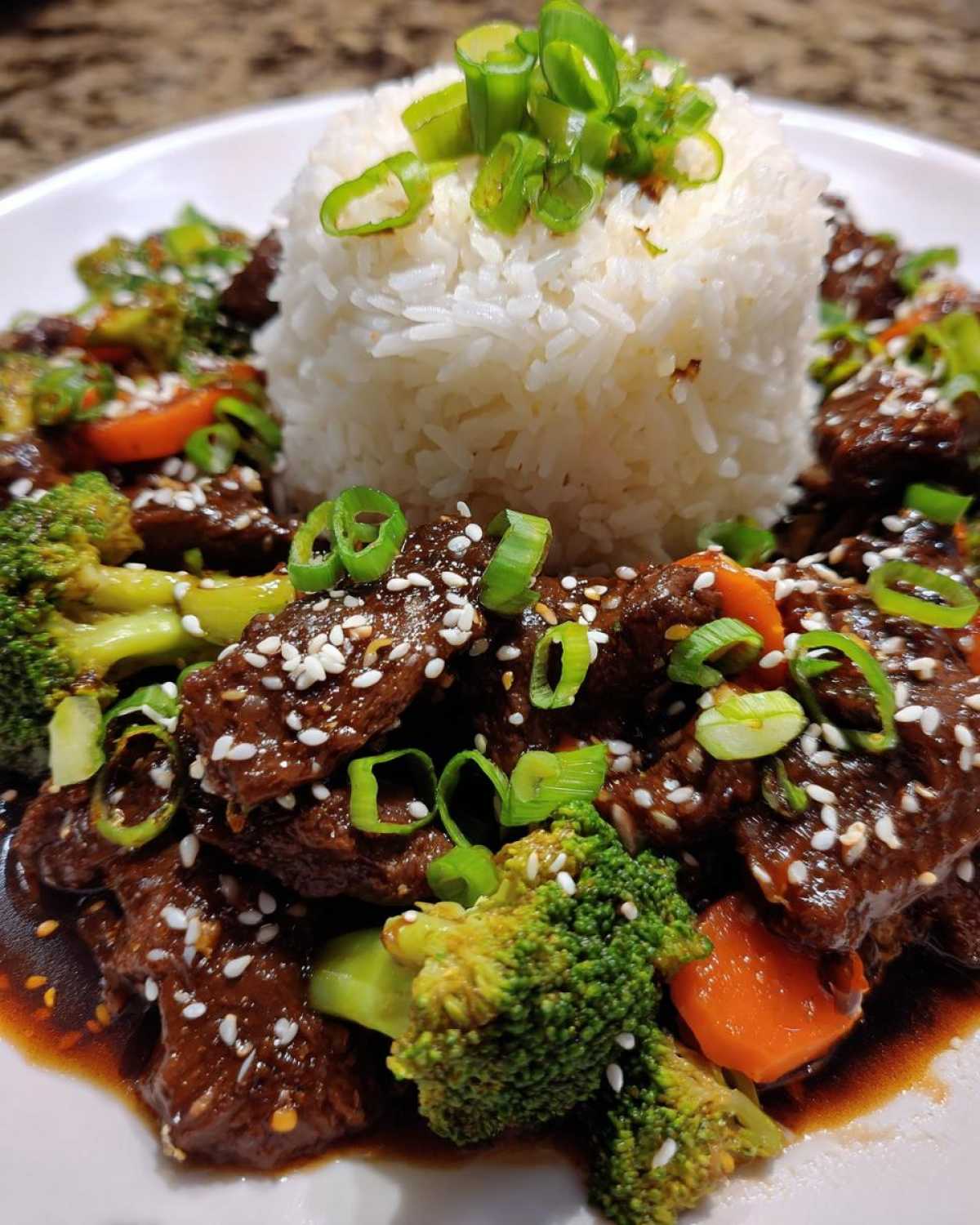 Sesame Ginger Beef Bowl - detail 2