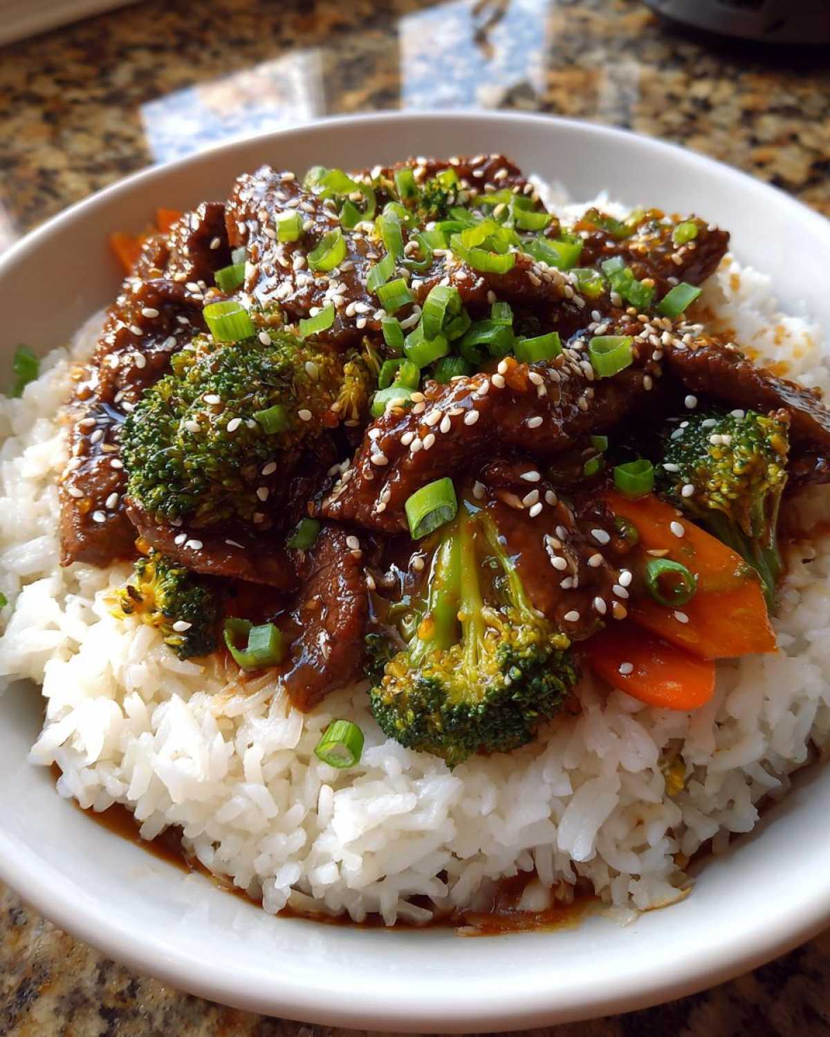 Sesame Ginger Beef Bowl - detail 3