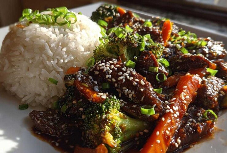 Sesame Ginger Beef Bowl