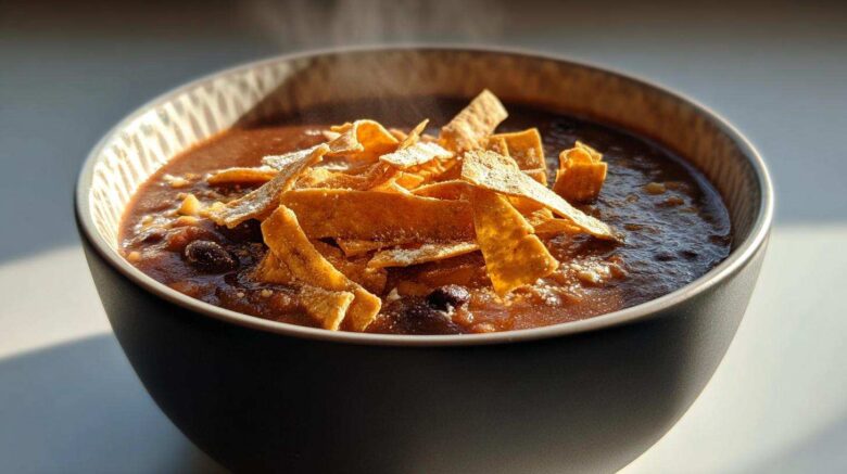 Smoky Tortilla Bean Soup