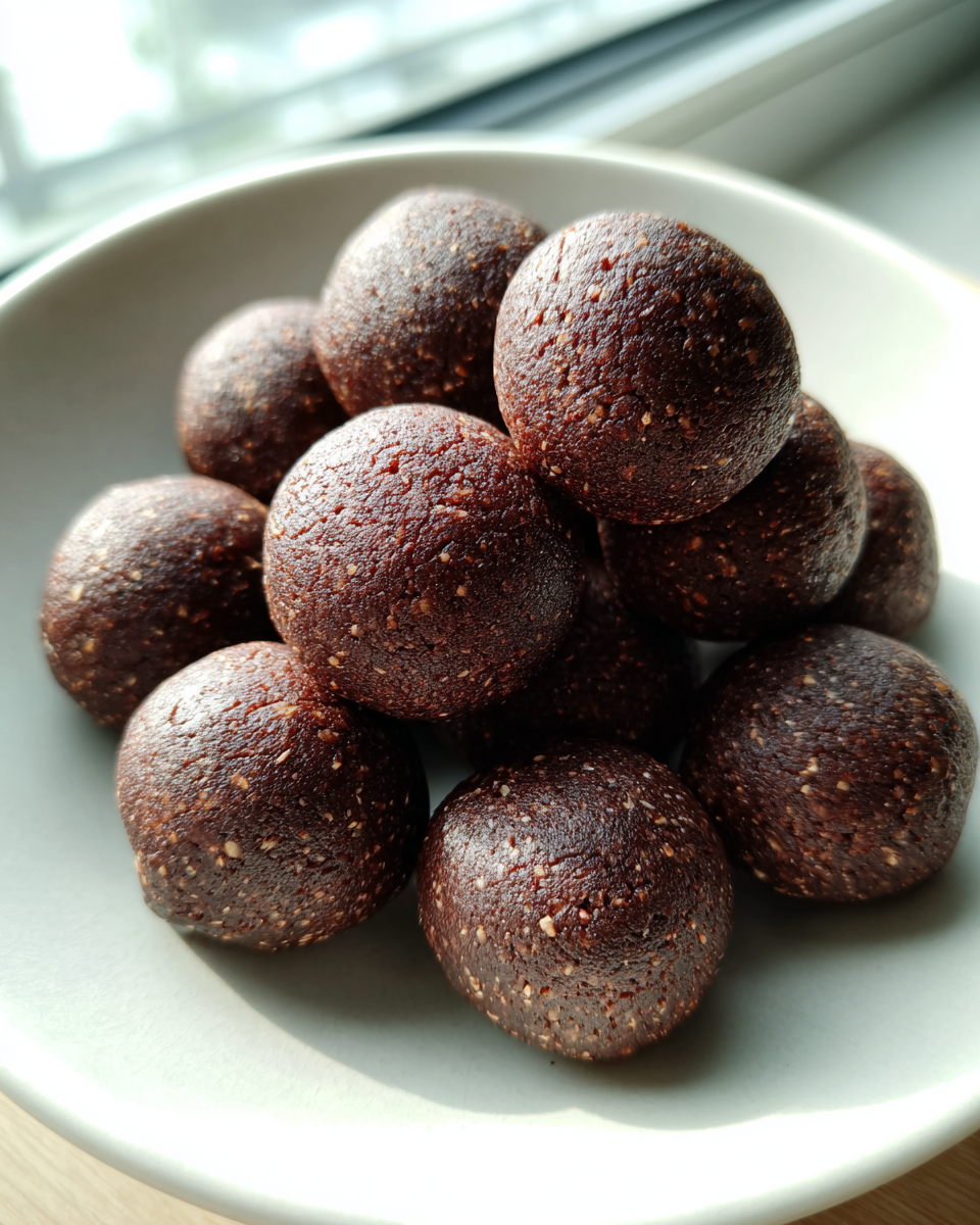 Soft Gingerbread Protein Balls - detail 2