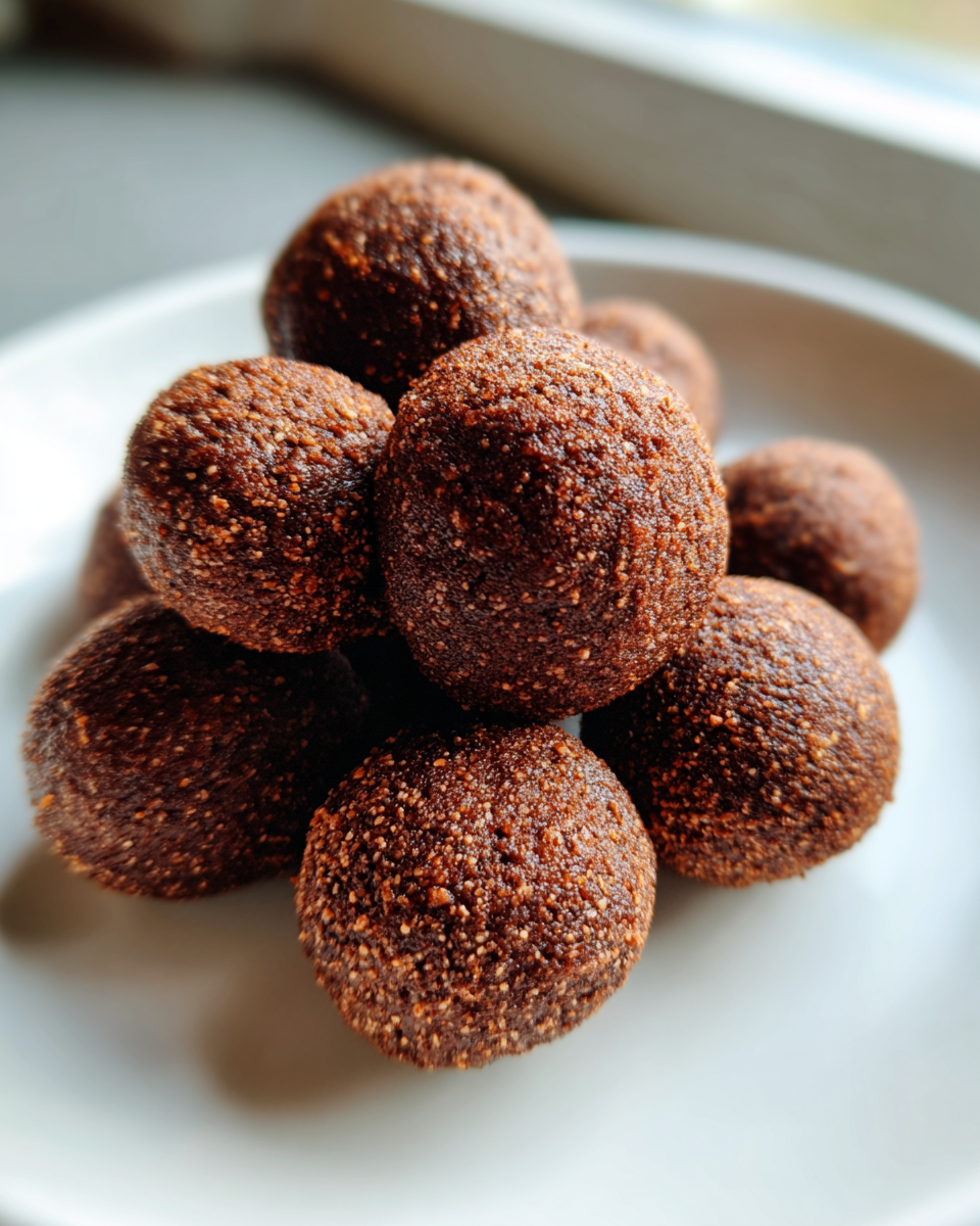 Soft Gingerbread Protein Balls - detail 3