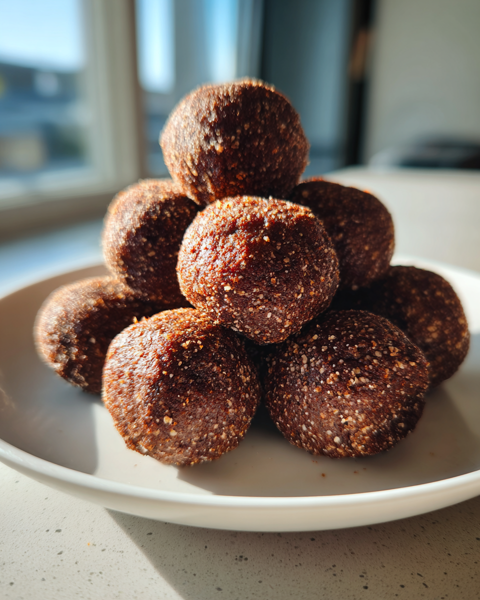 Soft Gingerbread Protein Balls - detail 4