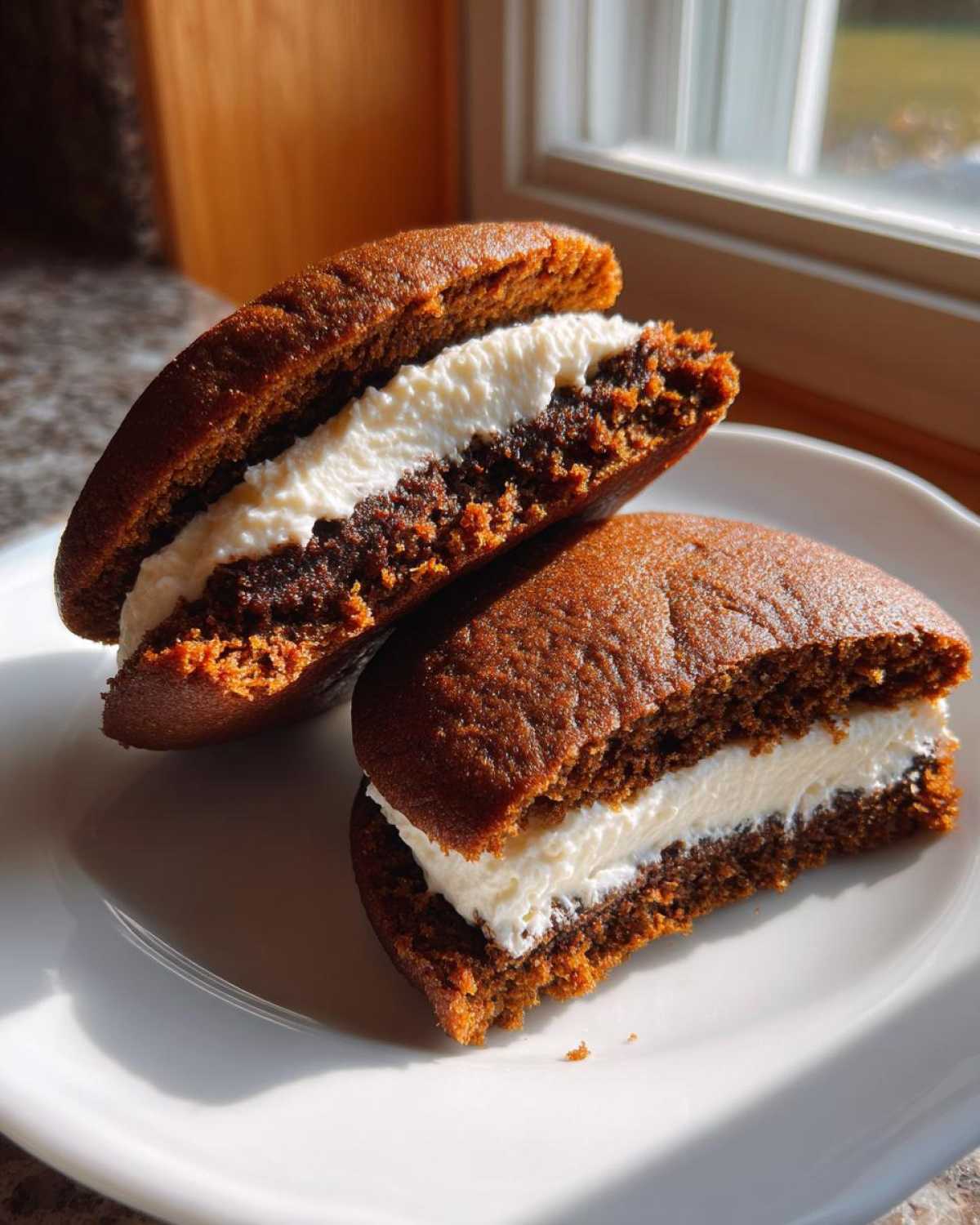 Soft Gingerbread Whoopie Pies - detail 1