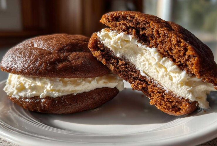 Soft Gingerbread Whoopie Pies