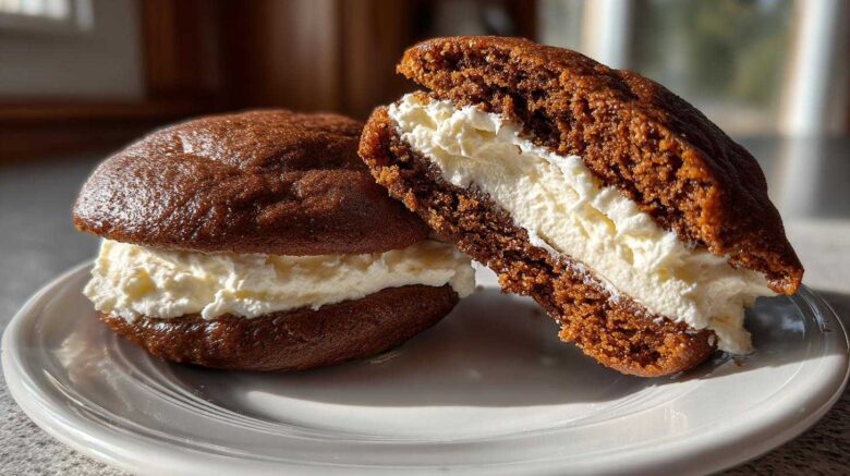 Soft Gingerbread Whoopie Pies
