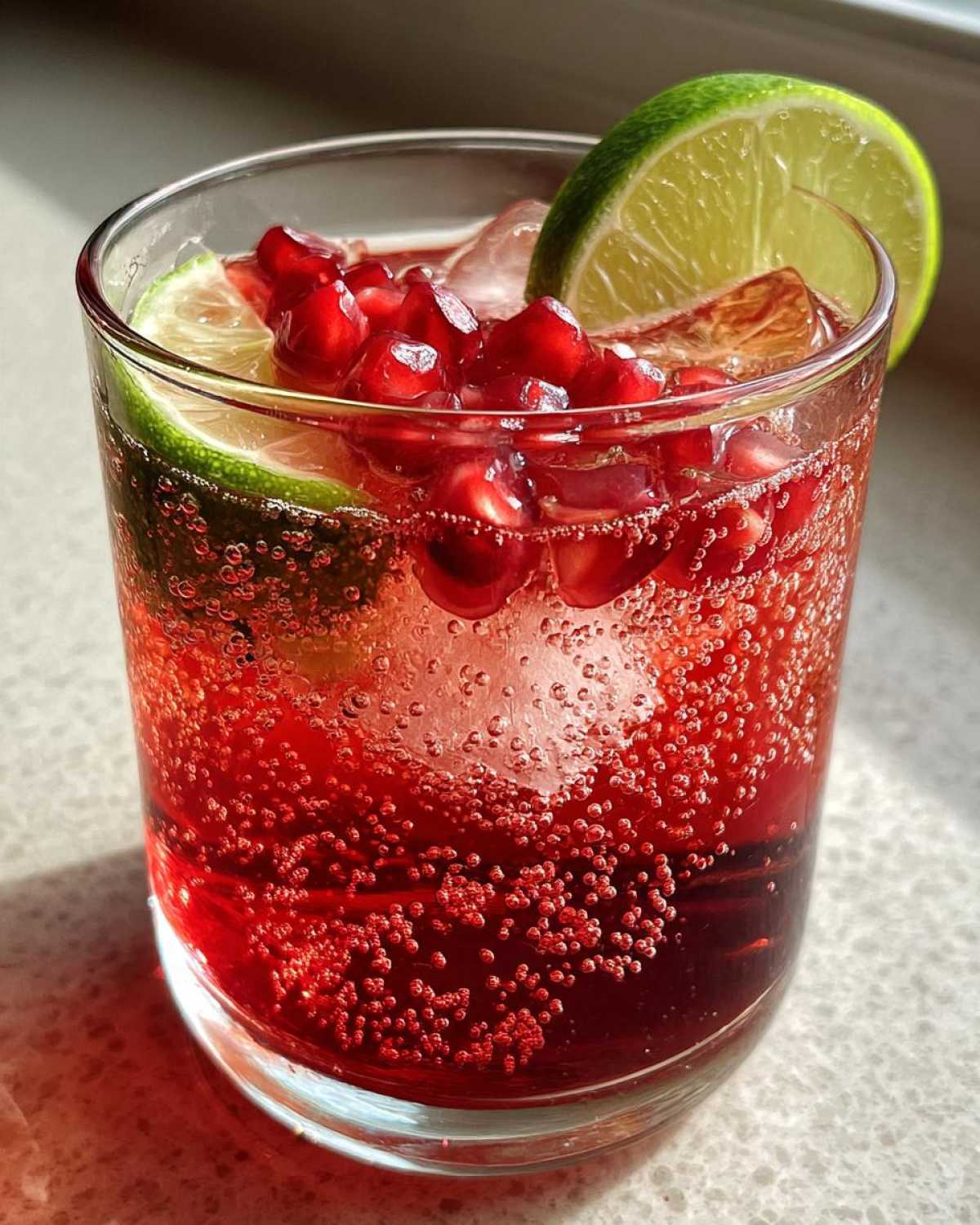 Sparkling Pomegranate Punch - detail 1