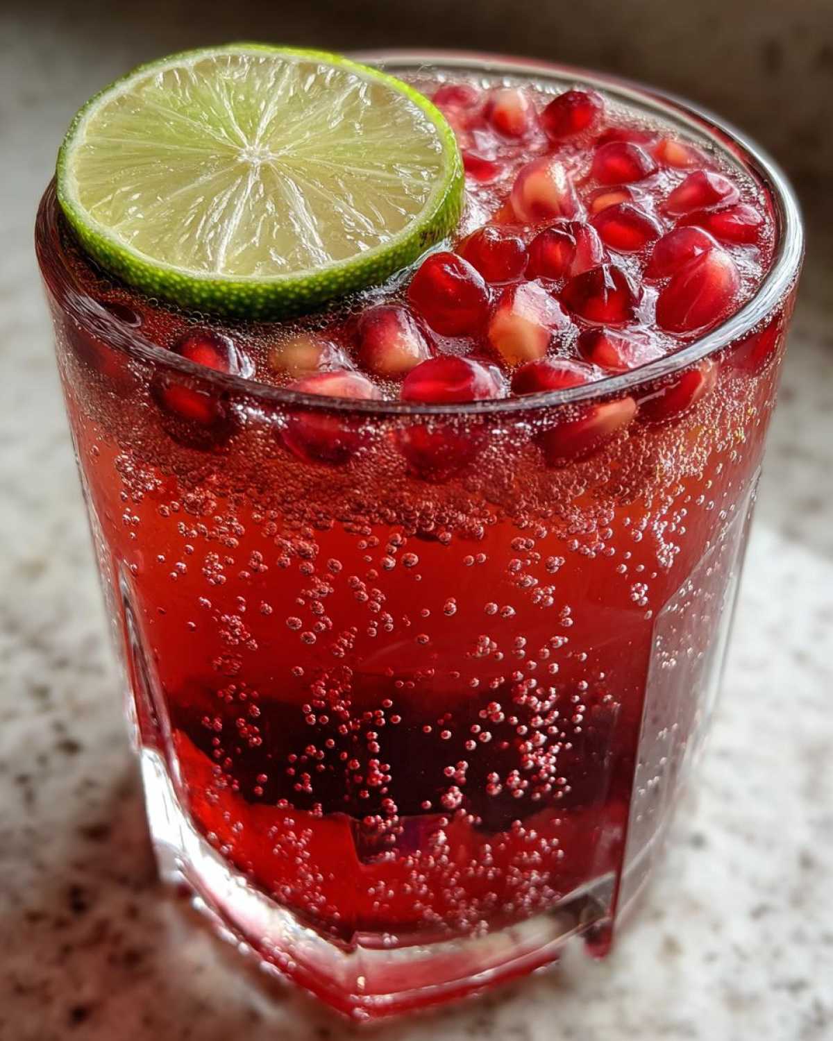 Sparkling Pomegranate Punch - detail 2