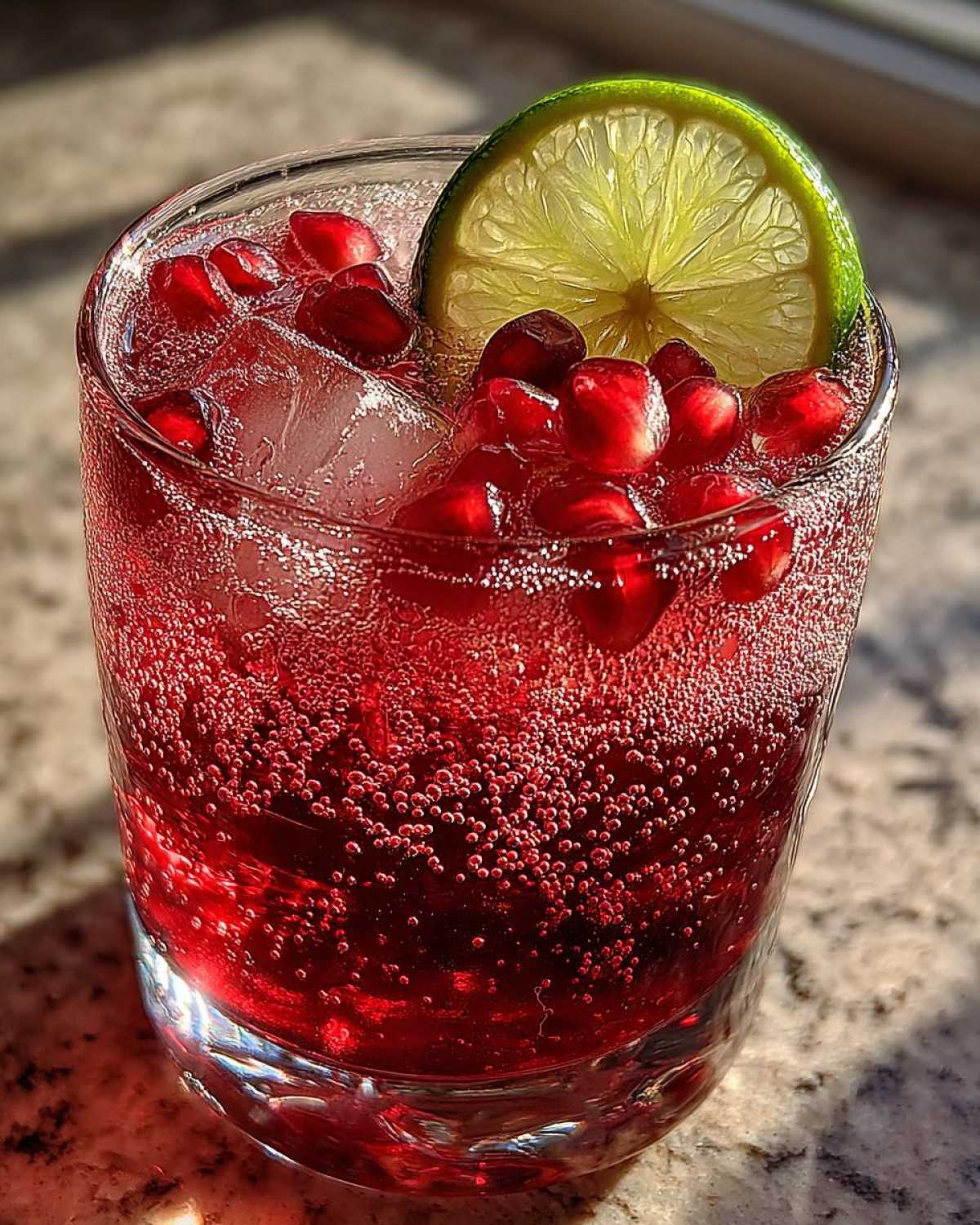 Sparkling Pomegranate Punch - detail 4