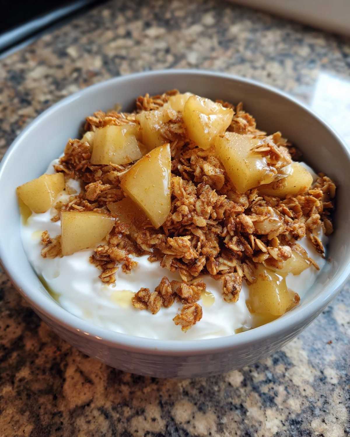 Spiced Pear Granola Yogurt Bowl - detail 1