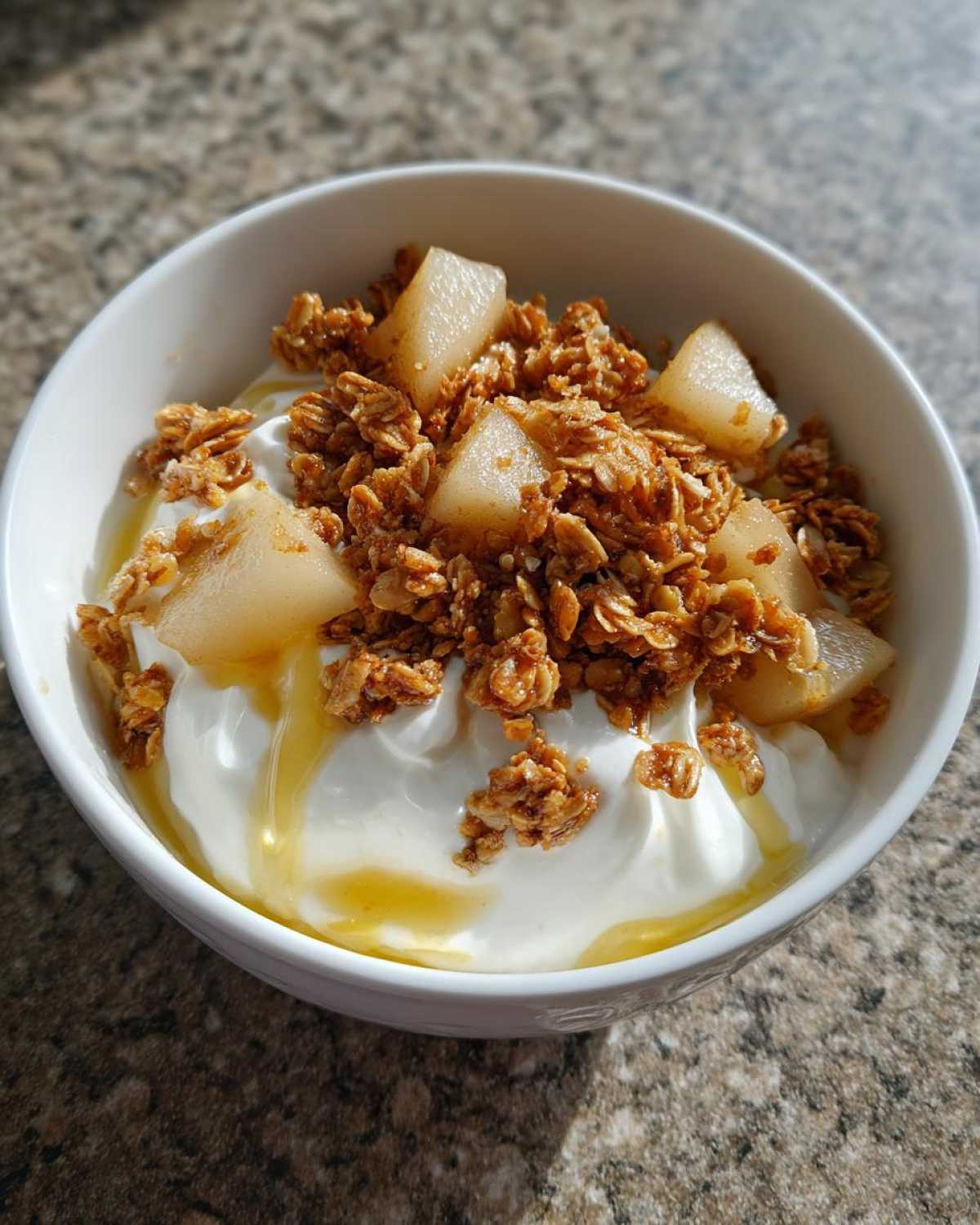 Spiced Pear Granola Yogurt Bowl - detail 4