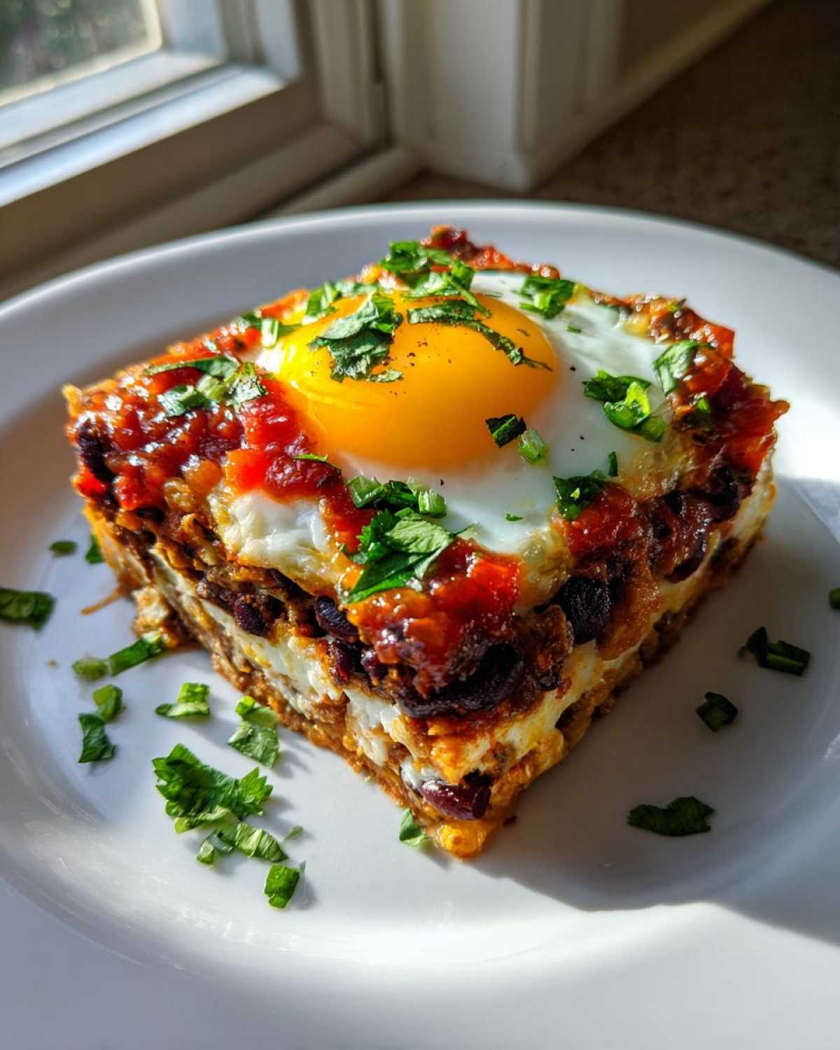 Spicy Huevos Rancheros Breakfast Bake - detail 1