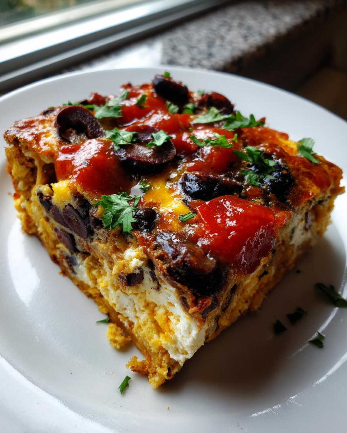Spicy Huevos Rancheros Breakfast Bake - detail 4