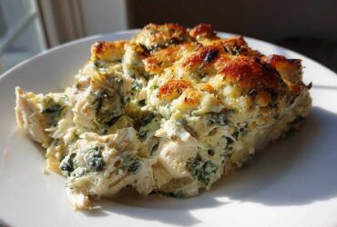 Spinach Artichoke Chicken Bake