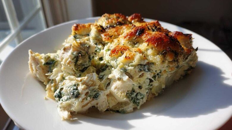 Spinach Artichoke Chicken Bake