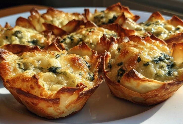 Spinach Artichoke Dip Bites
