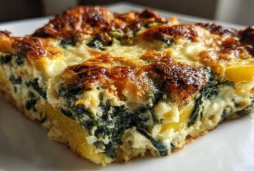 Spinach and squash casserole