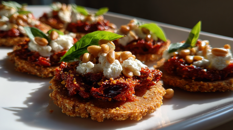 Sun-Dried Tomato Pesto Bites
