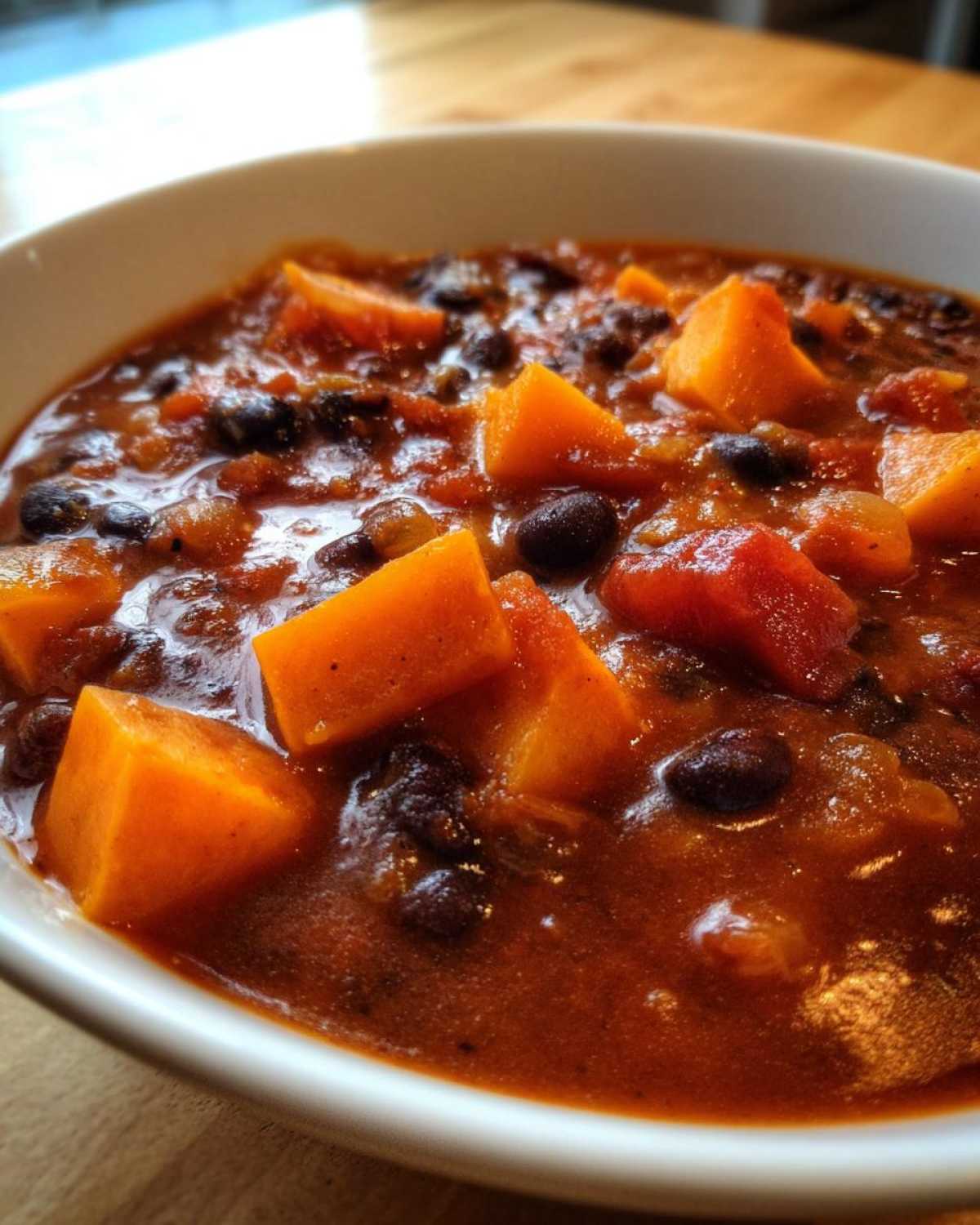 Sweet Potato Black Bean Chili - detail 3