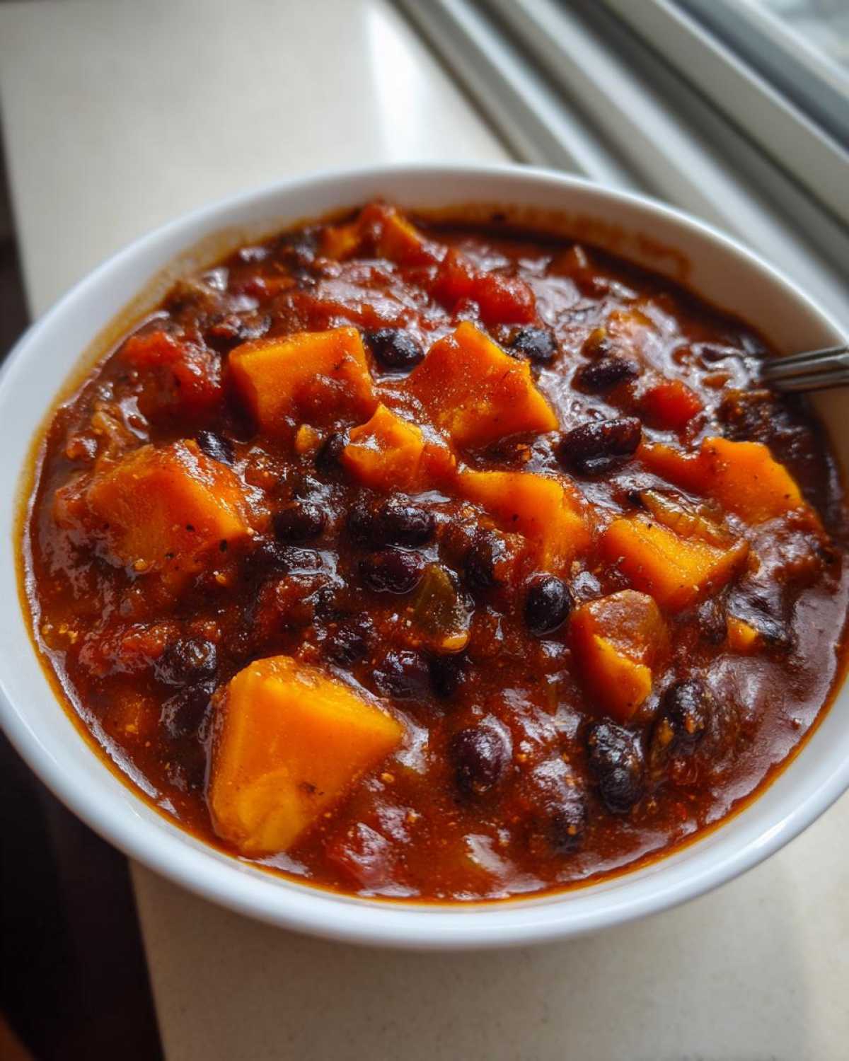 Sweet Potato Black Bean Chili - detail 4