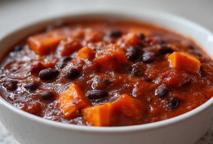 Sweet Potato Black Bean Chili