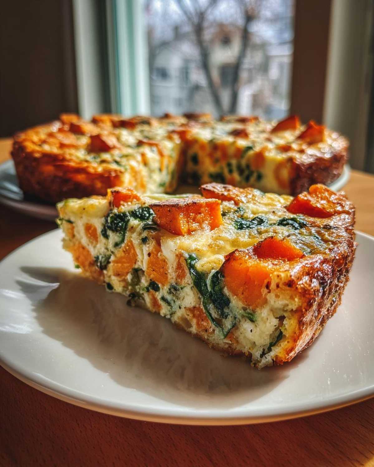 Sweet Potato and Spinach Frittata - detail 2