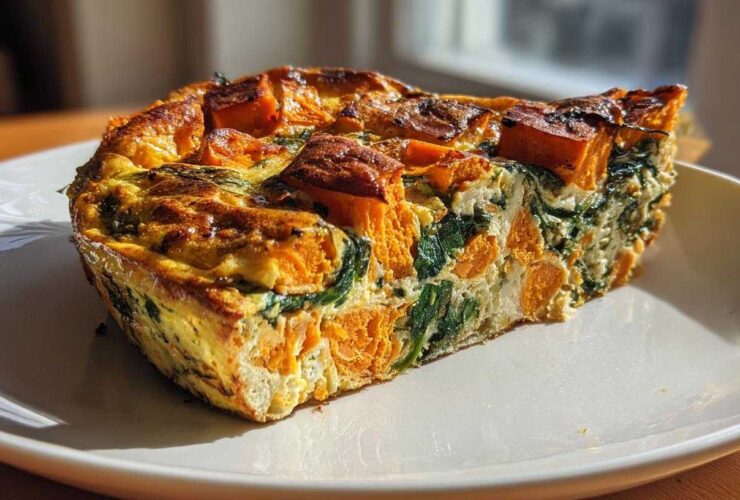 Sweet Potato and Spinach Frittata