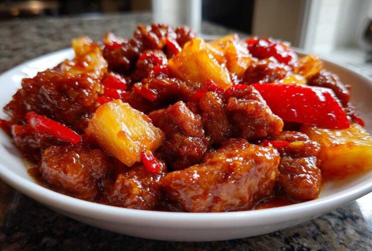 Sweet and Spicy Pineapple Pork