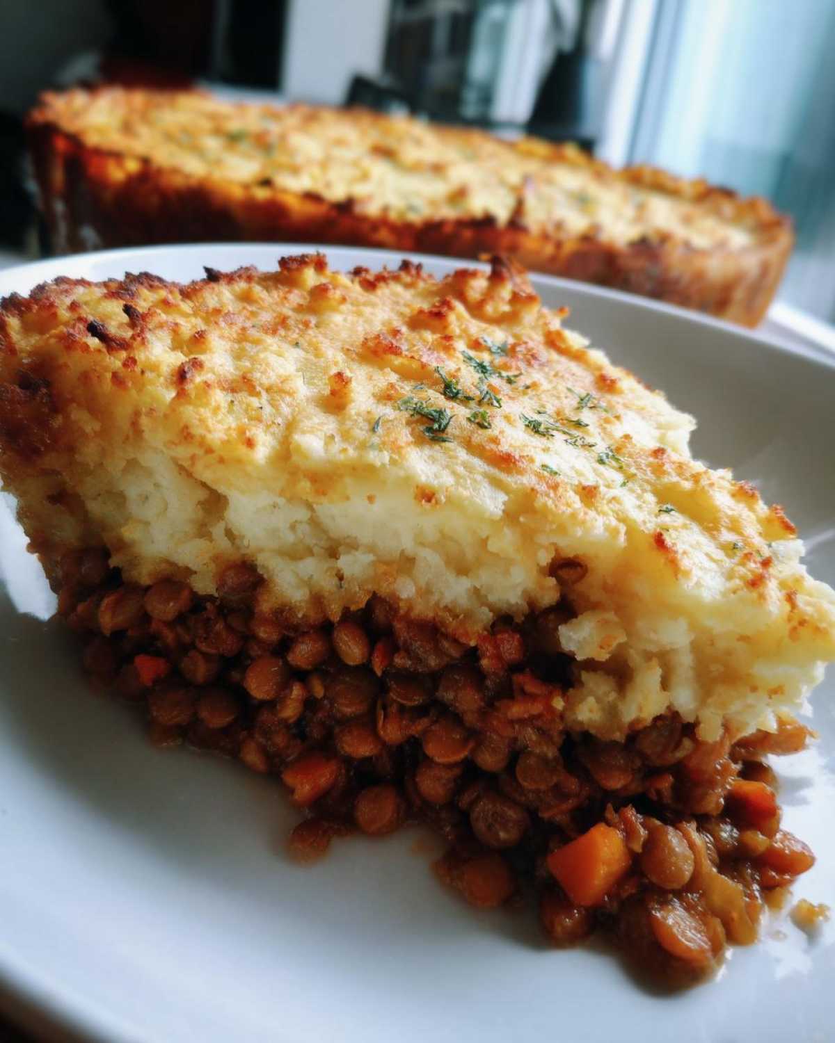 Vegan Lentil Shepherds Pie - detail 1