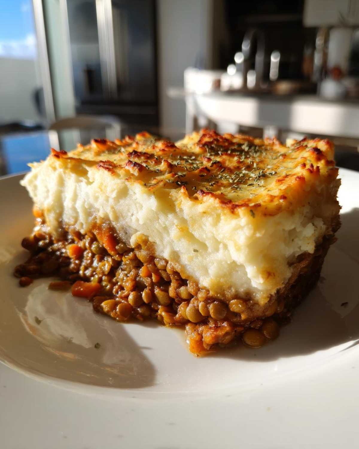 Vegan Lentil Shepherds Pie - detail 4