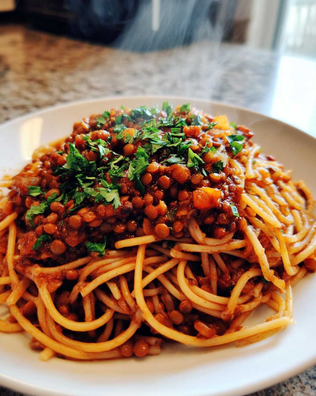 Vegetarian Lentil Bolognese - detail 1