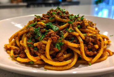 Vegetarian Lentil Bolognese