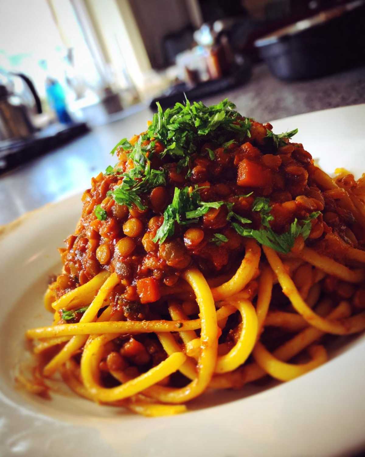 Vegetarian Lentil Bolognese - detail 4