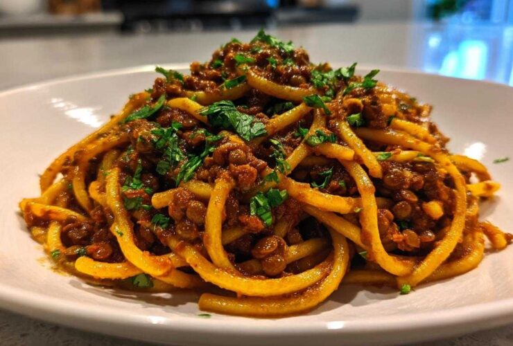 Vegetarian Lentil Bolognese