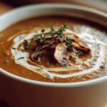 Velvety Mushroom Thyme Soup