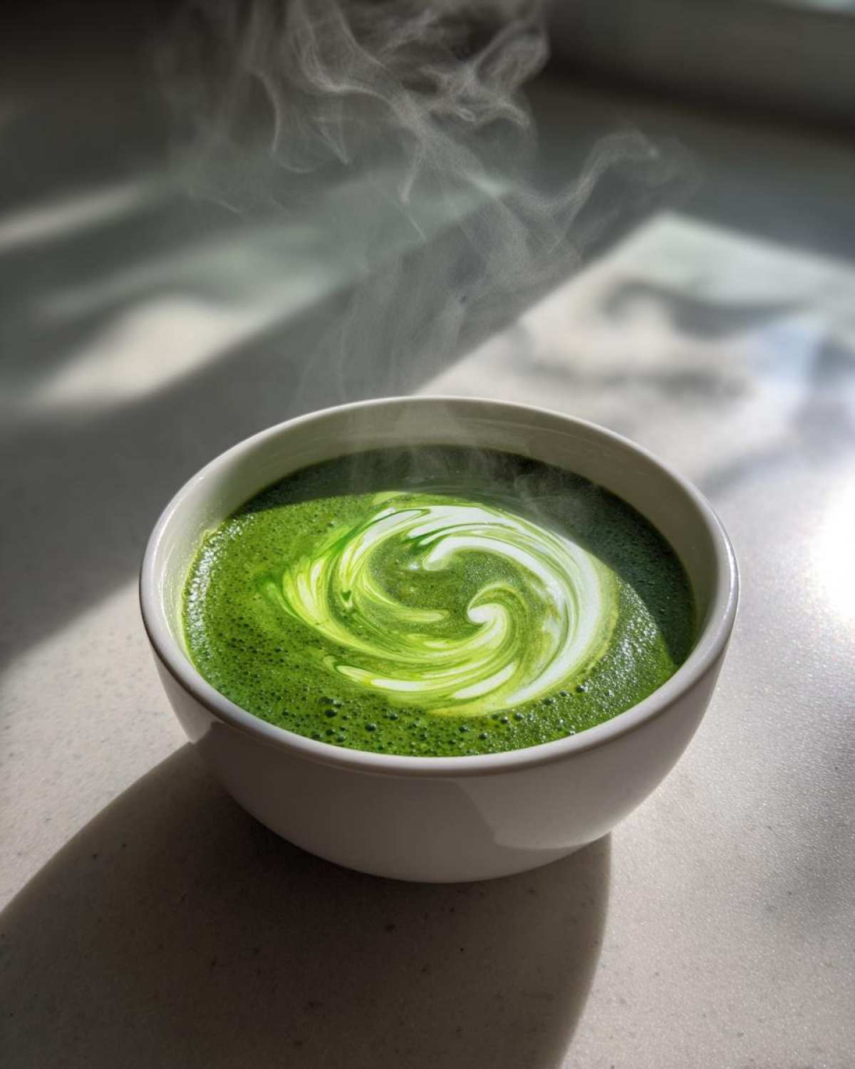 Warm Pea and Mint Soup - detail 4