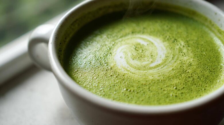 Warm Pea and Mint Soup