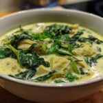 Warm Spinach Artichoke Soup