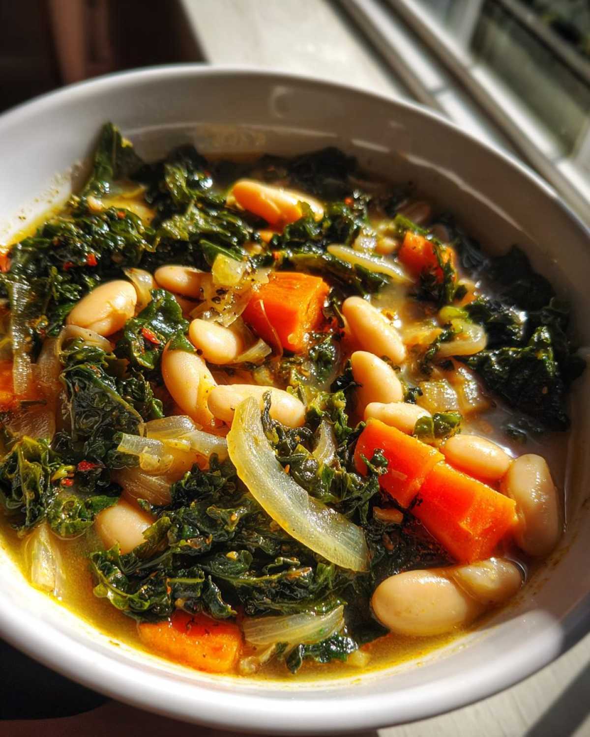 White Bean and Kale Stew - detail 3