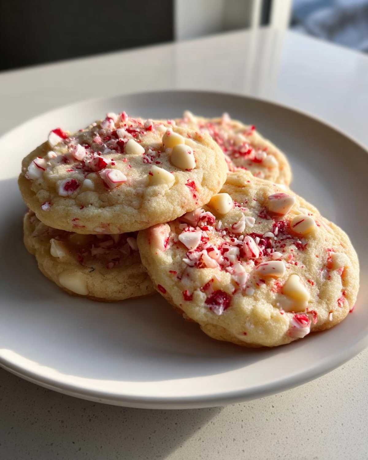 White Chocolate Peppermint Cookies - detail 1