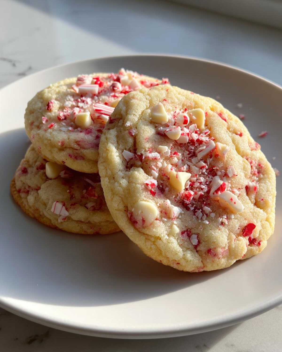 White Chocolate Peppermint Cookies - detail 2
