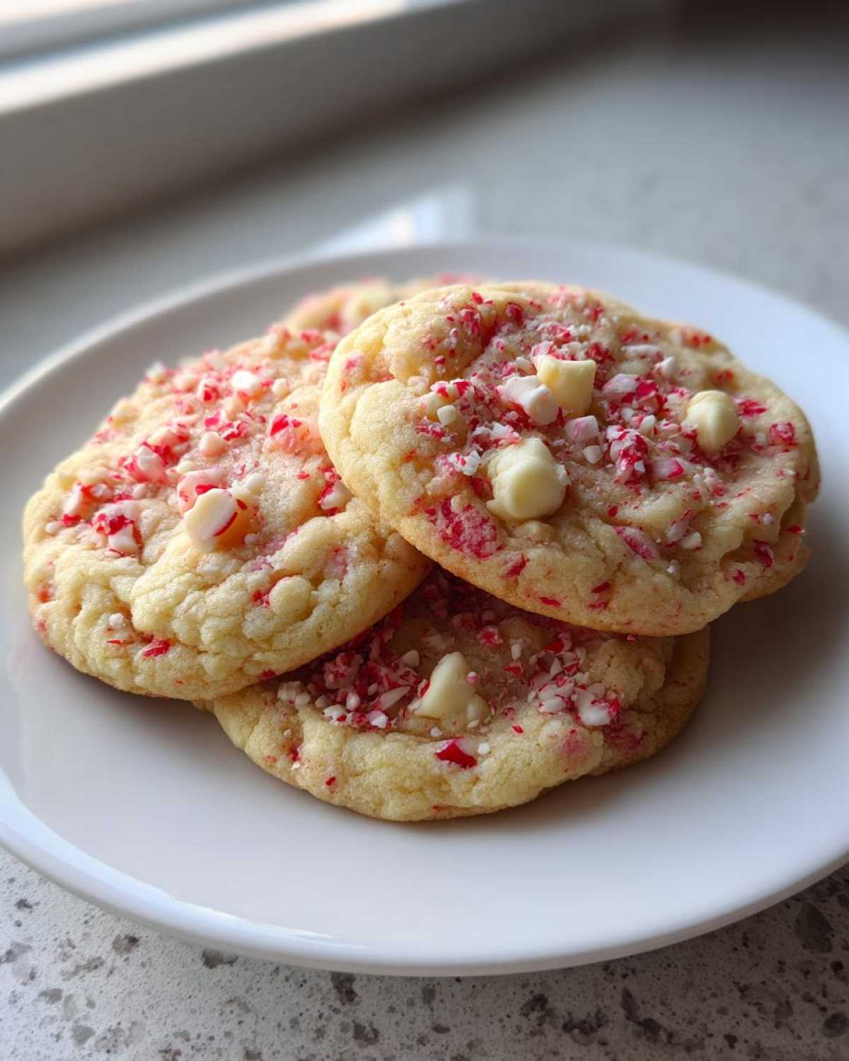 White Chocolate Peppermint Cookies - detail 3